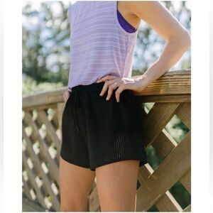 Zyia black charger short with built in bike shorts size XL